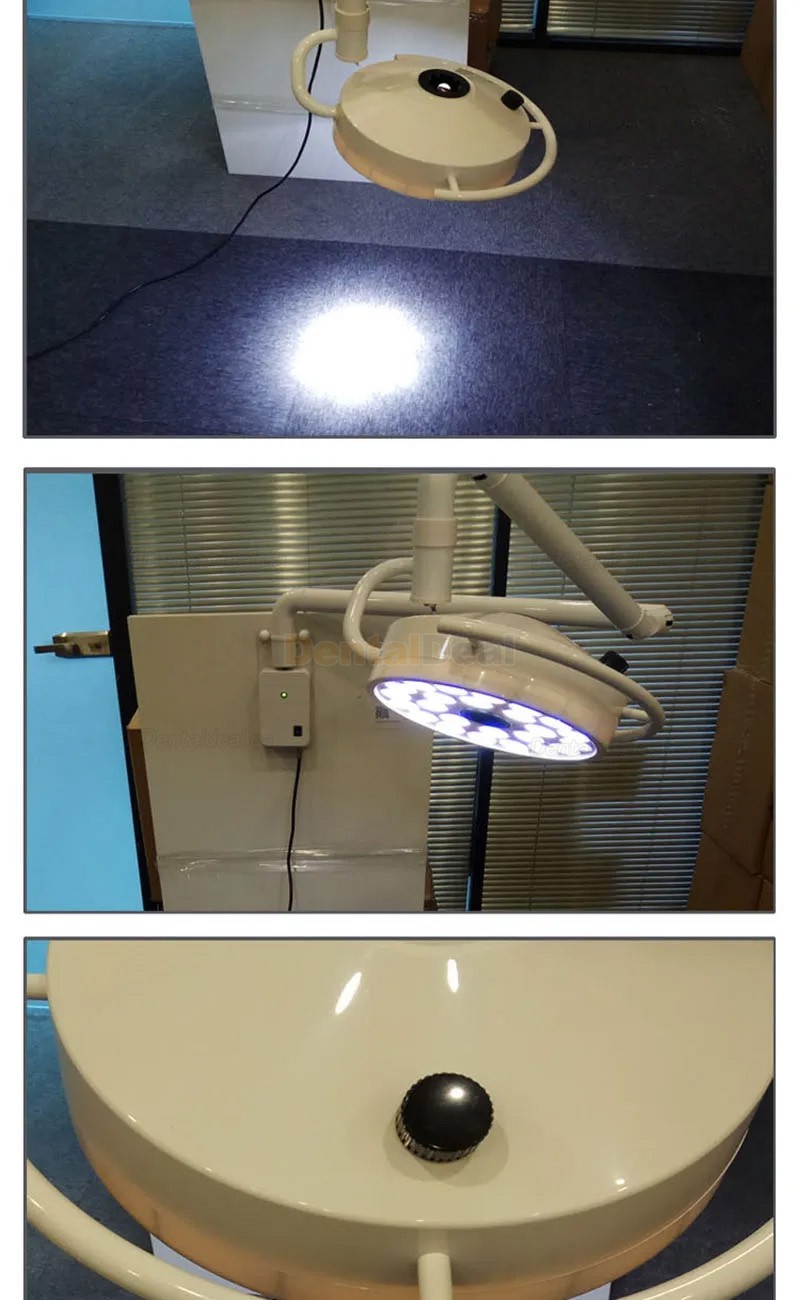 72W Wall-Mounted Dental Surgical Lamp 24 LEDs Dental Shadowless Operating Light